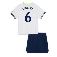 Fotbalové Dres Tottenham Hotspur Davinson Sanchez #6 Dětské Domácí 2022-23 Krátký Rukáv (+ trenýrky)